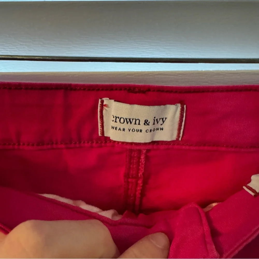 Crown & Ivy High Rise Skinny Crop NWT*** - Picture 2 of 6